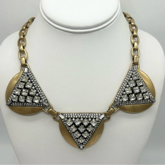 J. Crew Jeweled Medallion Necklace - Picture 1 of 3